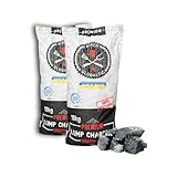 10kg Birch Lumpwood Charcoal by Globaltic - Restaurant-Grade Charcoal for BBQ, Smoking & Grilling - High Heat, Low Ash for BBQ's, Smokers - Image 1