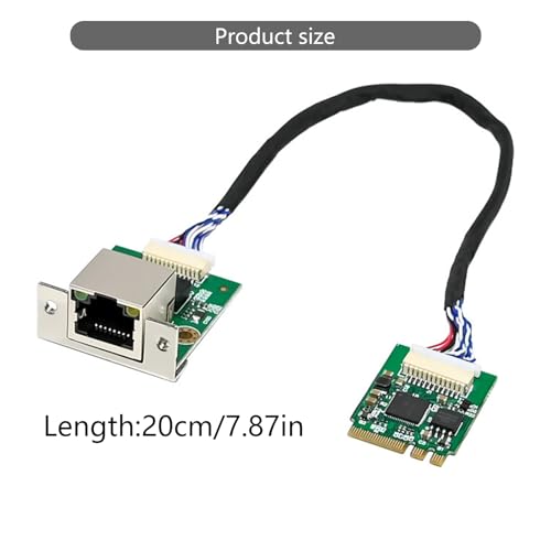 QINGFAN Tarjeta de Red Ethernet 2.5Gbps con Chipset I226 para Uso Industrial miniatura 5