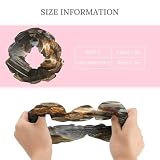 Bear Crossing The River Scrunchies Elastic Hair Ties Big Ponytail Holders for Thick Curly Hair No Tug Scrunchies Hair Fashion Hair Bands Cute Hair Ties for Women