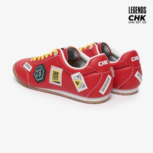 Image of CHK Legend Men's Casual Shoes | Premium Microfiber PU Upper | Cushioned Insole & EVA Midsole | Durable High-Abrasion Outsole | Lightweight Lace-Up Fashion Sneakers for Everyday Comfort