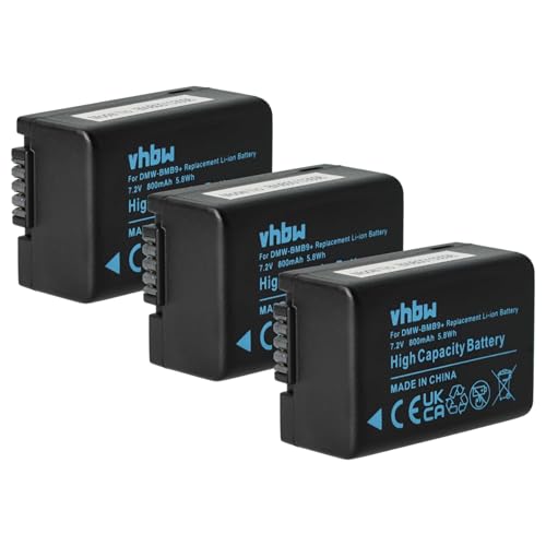 2x Akku Für Leica V-Lux 114 | 1000mAh 7,2V Li-Ion Mit Infochip