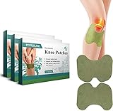Wärmepflaster, Knieschmerzlinderungspflaster, 48 Stück Wermut-Kniepflaster, Kniegelenkschmerzen, Chinesische Kräuter-Aufkleber Pads Medical Pad Knie Patch Schmerzlinderung Gips Aufkleber