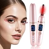 LORESJOY Beheizte Wimpernzange, Elektrische Wimpernzange mit 3 Temperaturmodi, Wimpern Curler Beheizt USB-C Aufladung, 10s Schnelles Elektrisch Eyelash Curler für Makeup