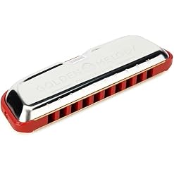 Hohner Golden Melody Progressive Harmonica, Key of Bb Flat (M544BX-BB) - Les Beatles, Paul McCartney, John Lennon, RIngo Starr, George Harrison