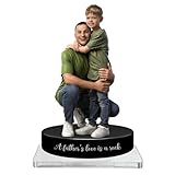 FENGHUO Figura acrílica Personalizada con Foto,Ornamento de Escritorio Personalizado con Figura de Dibujos Animados en 2D,Regalo Decorativo con Escultura de Dibujos Animados para cumpleaños y Navidad
