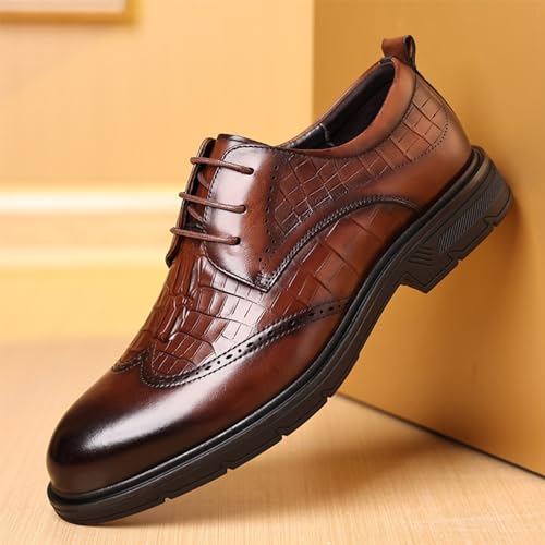 YZABEL Men's Comfort Dress Shoes Oxford Shoes Business Party Formal Shoes Fashion Prom Business Wedding Dress Shoes2
