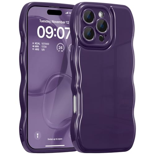 Coque iPhone 13 violet foncé pour éviter les chutes et glisses