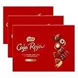 NESTLÉ Caja Roja Bombones de Chocolate con leche estuche, 198g (Paquete de 3)