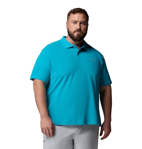 Columbia Men's PFG Freezer Polo, Ocean Teal, 6X - image 5