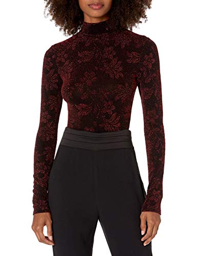 House of Harlow 1960 Women's Gwendolyn Bodysuit, Garnet, XX-Small