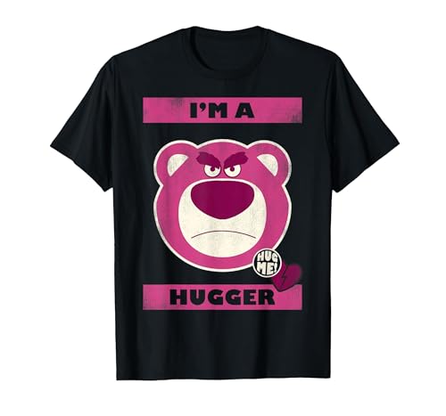 Image of Disney Pixar Toy Story Lotso Hug Me Poster T-Shirt, Men, Black, 5X-Large