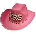 Wedding Party Cowgirl Hat for Bridal Large Brim Role Play Cowboy Fashion Music Festival Bachelorette Party Cap Sun Hat
