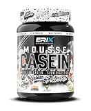 ERIX NUTRICION | CASEIN MOUSSE 1 KG | Proteína Lenta Digestión para Antes de Dormir | Favorece la Recuperación Muscular (1 kg, Stracciatella)