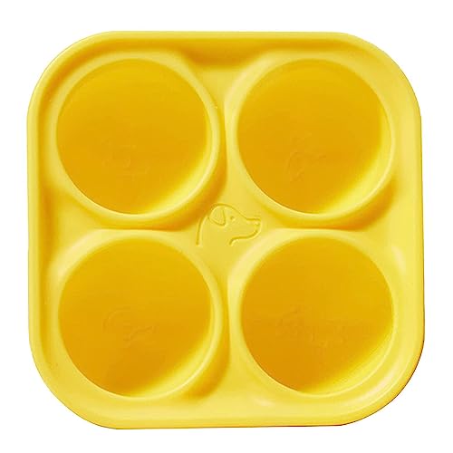 Silikonformen für Welpen-Leckerlis, antihaftbeschichtet, für Haustiere, Schokoladenform, hitzebeständig, spülmaschinenfest, Joghurt, Leckerlis, Brühe für Hunde und Katzen Teksome