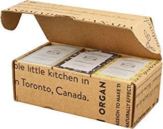 Crate 61 Organics Dry Skin Soap 6-Pack Box Set, 100% Vegan Cold Process Bar Soap, scented with premium essential oils and natural flavors, for men and women, face and body.