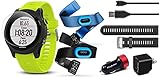 Garmin Forerunner 935 (Tri-Bundle) Power Bundle | Includes HRM Tri & Swim Chest Straps, Glass Screen Protector (x2), Extra Silicone Band (Black), PlayBetter USB Car/Wall Adapters | GPS Training Watch