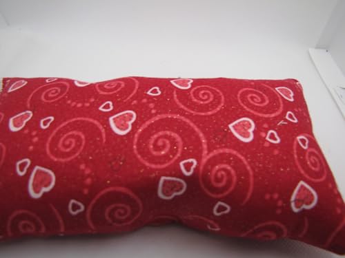 Generic Hearts Rice Therapy Bag, Red & White