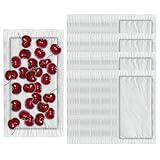 Almohadilla De Pescado Y Aves | 100 Unidades De Papel De Cocina Dri Lock De 50/80 Gramos | Suministros Higiénicos De Cocina Para Mantener Los Envases Limpios En Seco, Cocina Y Tienda.