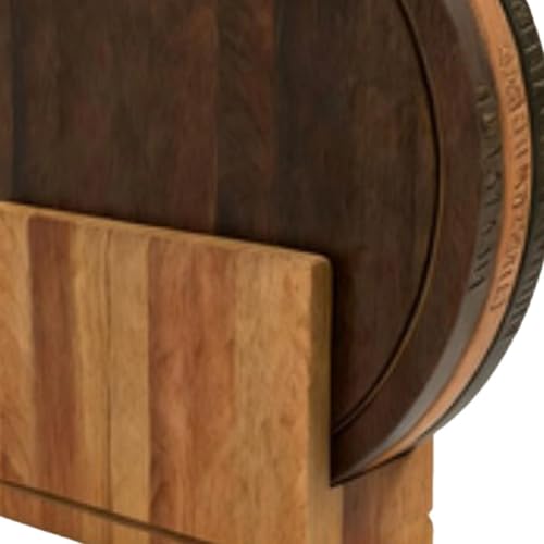 Tablas de picar y servir alimentos en piezas redondas para picnic y hogar 7