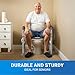 Sliq Toilet Seat Risers for Seniors, FSA HSA Raised Handicap Toilet Seat with Handles Over Toilet, High Capacity Toilet Riser with Handles for Elderly Adults, Handicap, and Pregnant