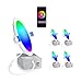 Digital Livin 4-Pack of 4-Inch Smart LED Recessed Lighting: WiFi-Enabled, Multicolor, Dimmable Ceiling Light with Easy Install Junction Box