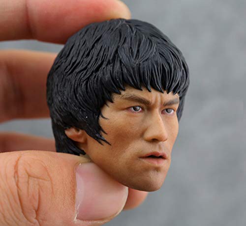 Hiplay 1/6 Scale Male Figure Head Sculpt Series, Handsome Men Tough Guy , Doll Head For 12" Action Figure Phicen, Tbleague, Ht (Head Sculpt Hp-Lee) #TOP2