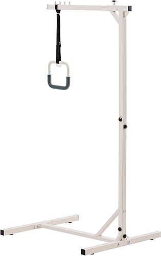 Miniatura 10 de VEVOR Barra de Trapecio para Movilidad en Cama, Barra de Trapecio de Acero Resistente de Pie Libre Capacidad de Peso 113 KG, Barra de Asistencia