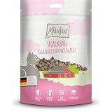 MjAMjAM - snack premium para gatos - bolsa snack - salmón salvaje culinario, pack de 1 (1 x 125 g), natural sin conservantes sintéticos