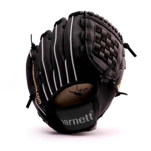 Gant de baseball Barnett JL-102 en PU noir de 9,5 pouces pour initiation infield REG