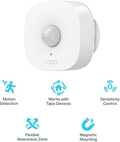 Miniatura 20 de TP-Link Tapo Sensor de movimiento, requiere Tapo Hub, batería de larga duración con protocolo inalámbrico de baja potencia Sub-1G, detección