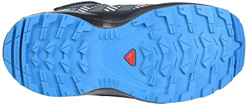 Salomon Kids Xa Pro V8 Mid Climasalomon Waterproof Hiking Boots, Black/Monument/Hawaiian Ocean, 1 Us Unisex Little #TOP3