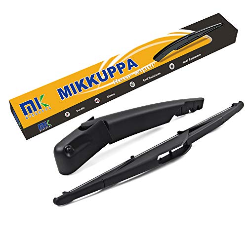 Rear Wiper Arm Blade Assembly, for 2001-2004 Mini Cooper S R50 R53 - MIKKUPPA Back Windshield Wiper Replacement - All Season Natural Rubber Cleaning Window