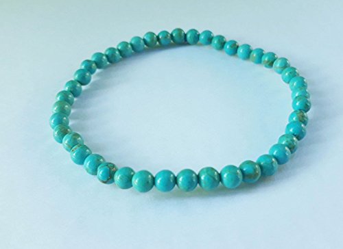 4 mm turquoise bracelets,blue bracelets,stone bracelets,gemstone bracelets,men bracelets,women bracelets,stretch bracelets,beaded bracelets,gift bracelets,fashion bracelets