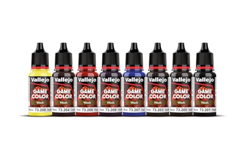 AV Vallejo Game Color Set - Game Color Wash (x8)