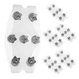 BESPORTBLE 3 Pairs Cold Weather Ice Cleats with 7 Metal...
