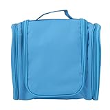 Ainoli - Neceser Colgante de Gran Capacidad, portátil, Impermeable, Bolsa de Almacenamiento de cosméticos para Viaje y baño (Azul)