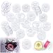 Kalevel Sewing Machine Bobbins Sewing Kit Clear Plastic Sewing Machine Bobbins for Singer Brother Babylock Janome Kenmore Elna , Pack of 25