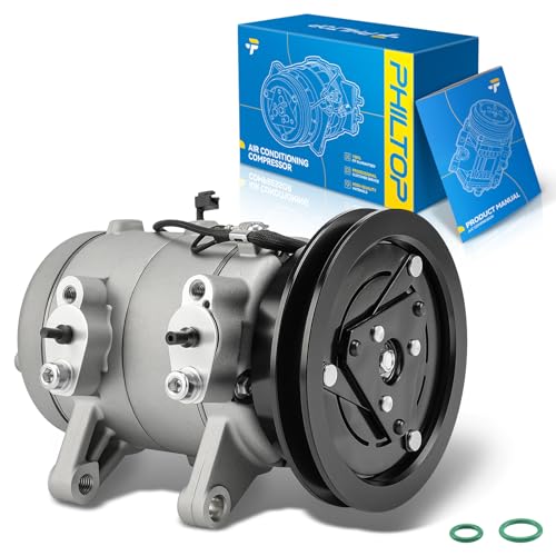 Image of PHILTOP 68456 Air Conditioner AC Compressor with Clutch for Nissan Frontier 1998, 1999-2004 2.4L,Xterra 2000-2004 2.4L