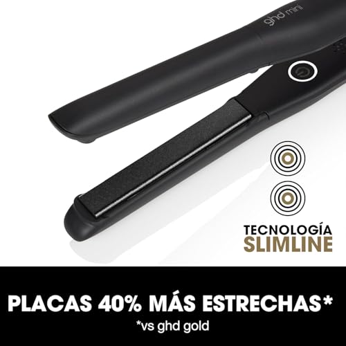 ghd Mini Styler - Plancha de Pelo Profesional Para Cabello Corto y Flequillo, Placas Más Estrechas, Unisex para Mujer y Hombre, Peinados de Precisión, Color Negro (Enchufe Europeo) - imagen 4