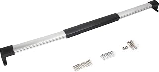 Afurkuot RV Screen Cross Bar Handle Secure & Sturdy Grip Black Non-Slip, Rv Screen Door Safety Handle, Adjustable RV Camper Screen Door Handle Grab Bar Compatible with RV Camper Trailer
