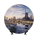 Plusieurs tailles : ce panneau décoratif en porcelaine anglaise avec un présentoir peut être placé de manière tridimensionnelle, peut être placé dans une armoire en porcelaine, sur une étagère ou une table d'appoint, ou accroché sur un mur, ce qui lui donne un aspect très élégant et artistique. Nos assiettes en porcelaine sont disponibles dans une variété de tailles, de sorte que vous pouvez choisir celle qui vous convient pour améliorer votre décoration