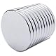 SENSEI® Extra Starke Magnete – 10 Stück (20x2 mm) – Rund & Flach, ca. 4 kg Haftkraft – Große Neodym Magnete für Magnettafel, Pinnwand & Basteln