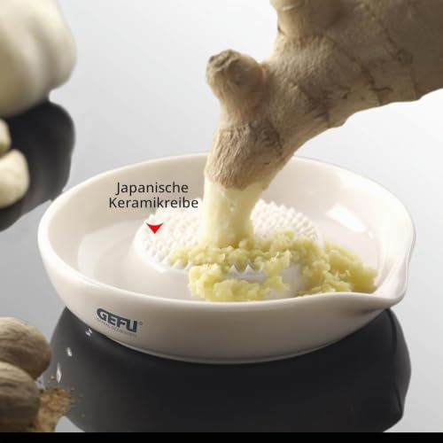 Foto von GEFU Ingwerreibe PURO - Keramikreibe für Knoblauch, Muskat & Kurkuma