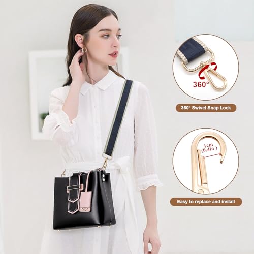 Image of Long Keeper Purse Strap Wide 3.8cm Shoulder Strap Crossbody Bag Strap Replacement Adjustable Guitar Straps for Women Handbags