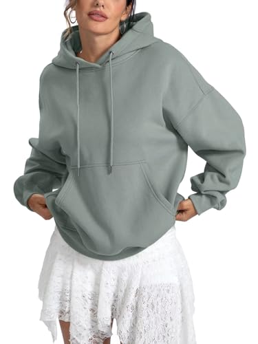 Women Fleece Hoodies with Pocket Oversized Hooded Sweatshirts Trendy Pullover Long Sleeve Top Fall Outfits 2026 - Image 3