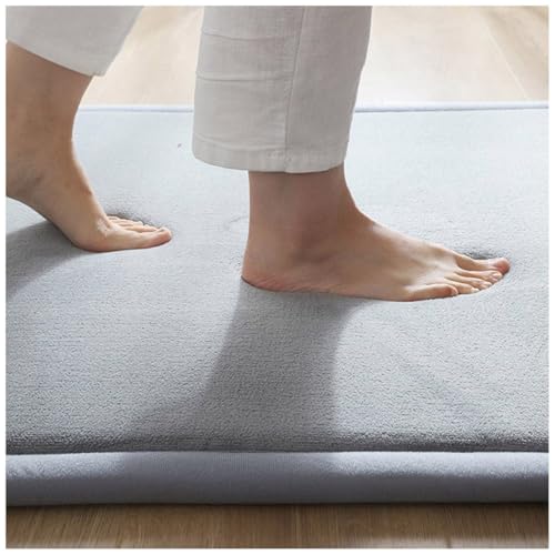 Tapis de jeu enfant vert clair 50x180 cm en velours éponge doux - 7
