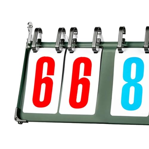 Marcador de mesa portátil 4 dígitos para voleibol miniatura 6