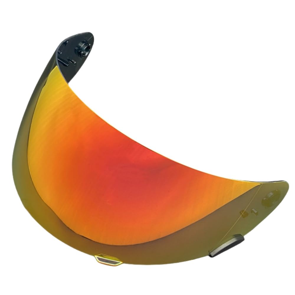 Helmet Shield Click Release for BELL Star Vortex Revolver RS-1 Visor Uv Protection Helmet Accessories (Revo Deep Red)