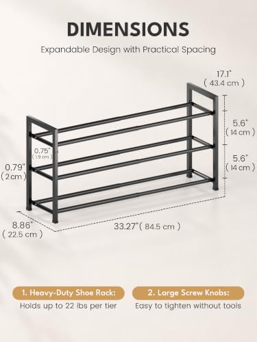 Image of Bumusty 3 Layer Tier Multipurpose Foldable Storage Rack, Bookshelf, ShoeShelf, Book Stand, Shoe Stand, Wardrobe Organizer for Clothes, Home, Library (3 Tier)