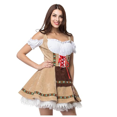 Robe de soirée vintage style dirndl bavarois d'exception